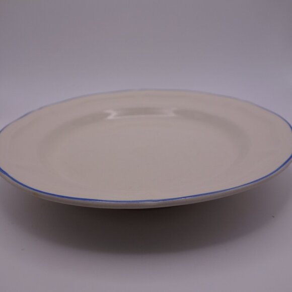 Set of Four(4) 8 Inch Plates and Set of Eleven(11) 6.5 Inch Plates with Blue Rim - Picture 3 of 12
